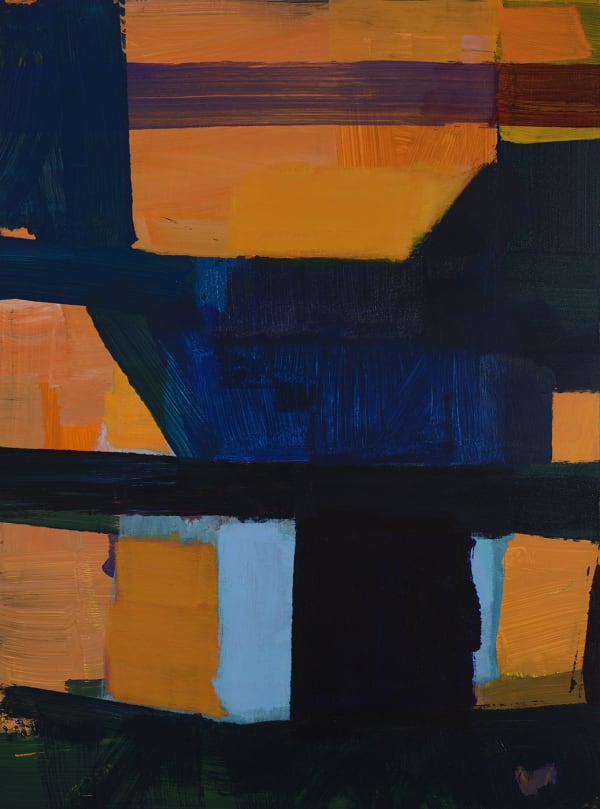 David Rich Location Device , 2013 Acrylic on wood panel 24x18 inches Signed and dated 2013 verso