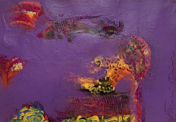 Khalid Kodi Excessive Narrative XII, 2024 Mixed media on paper 10x14 inches Signed and dated