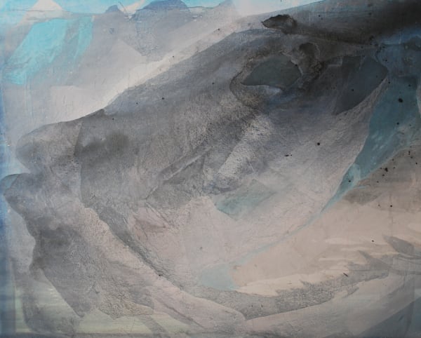 SoHyun Bae Untitled, SkyWater , 2015 rice-paper and pure pigment on canvas 48 x 60 inches Signed and dated 2015