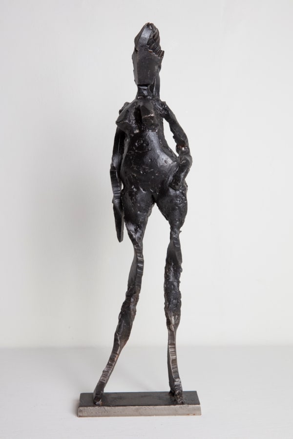 OLU AMODA Pose, 2020 welded mild steel 18×5.5×2 inches