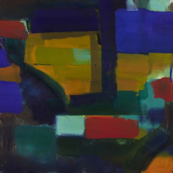 David Rich Local Implications , 2014 Oil on canvas 18x18 inches Signed and dated 2014 verso