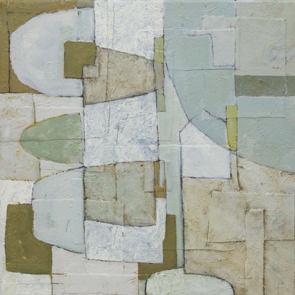 Christopher Wynter To See Between Things , 2019 oil on canvas 12x12 inches signed