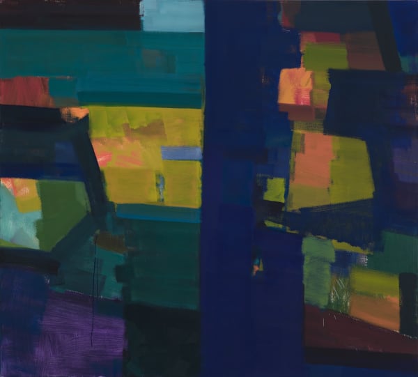 David Rich Inhabited , 2013-14 Oil on canvas 56x62 inches Signed and dated 2013-14 verso