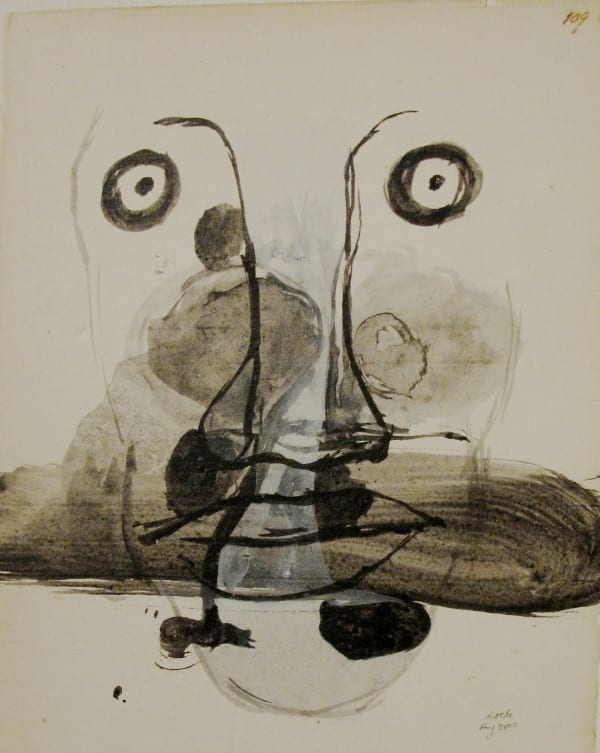Donald Locke Iconography , 1998 Mixed media on paper 16x12 inches Signed and dated 1998