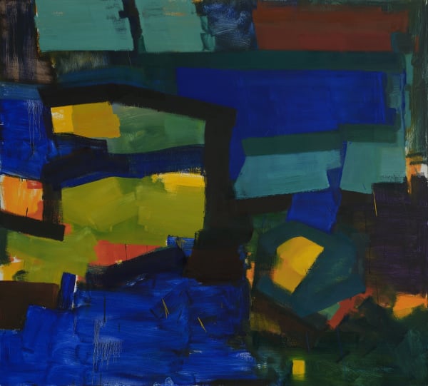 David Rich Neva Wuda Thunkit , 2011-13 Oil on canvas 56x62 inches Signed and dated 2011-13 verso