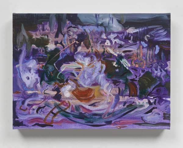 Violet is the Night, 2013 oil on linen 31.75 x 43.18 cm. 12 1/2 x 17 in.