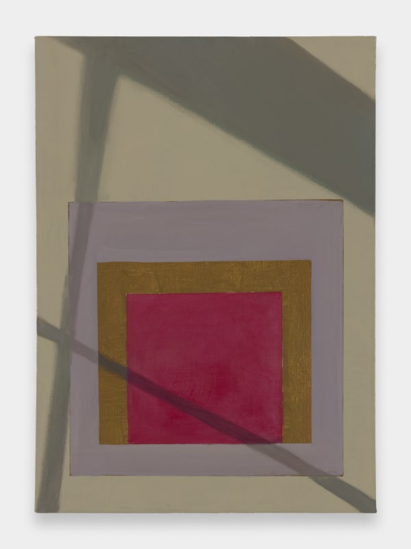 Albers Variation, 2024 oil on canvas 63.2 x 45.7 cm. 25 x 18 in.