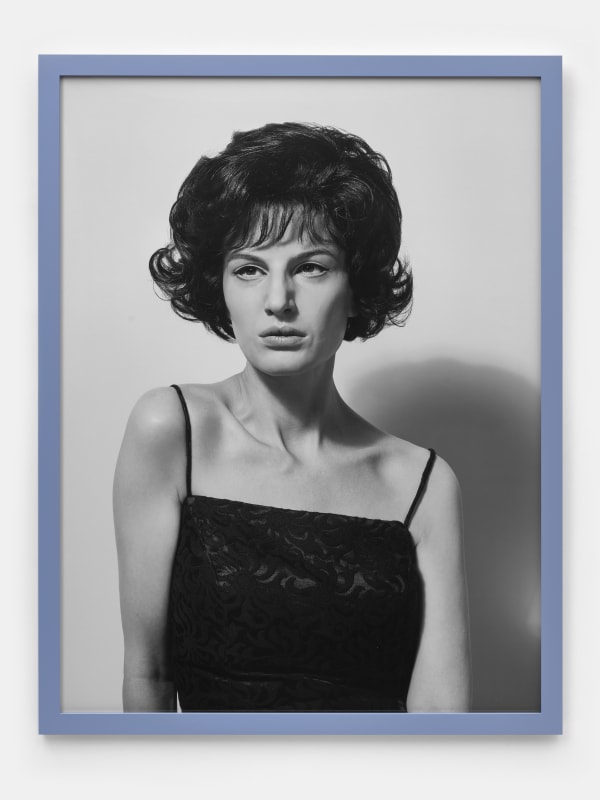 Gillian Wearing Me as Monica Vitti in a wig, 2024 framed bromide print 153 x 114.74 cm. 60 1/4 x 45 1/4 in. edition of 6 + 2AP (#1/6)