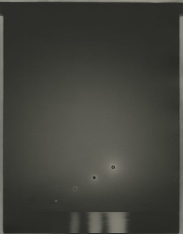Sunburned GSP#889 (Every 20 minutes), 2016 Gelatin Silver Paper Negative 14" x 11" (35.5 x 28 cm) Framed: approximately 17 3/8" x 14 3/8" (44 x 36.5 cm) Unique