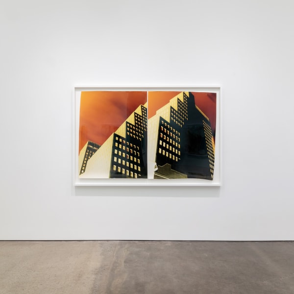 Installation View | John Chiara: Pike Slip to Sugar Hill  Featured Artwork:  John Chiara (American, b. 1971)  W43rd Street at 5th Avenue, 2018  Two Negative Chromogenic Photographs  Approximately 50" x 40" (127 x 101.5 cm) each element  Framed: 55 1/2" x 82 1/2" (141 x 209.5 cm)  Signed and Dated Verso in Pencil  Unique  (JChi.19875)