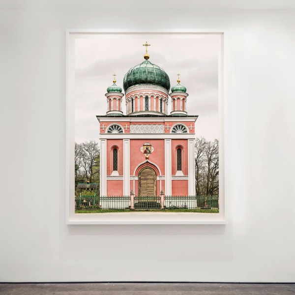 Installation View | Markus Brunetti: FACADES – Grand Tour  Featured Artwork:  Markus Brunetti (German, b. 1965)  Potsdam, Alexander-Newski-Gedächtniskirche, 2015-2017  Archival Pigment Print  Image: 66 1/8” x 54 5/16” (168 x 138 cm)  Paper: 70 13/16” x 59” (180 x 150 cm)  From an Edition of 9 + 3 Artist’s Proofs