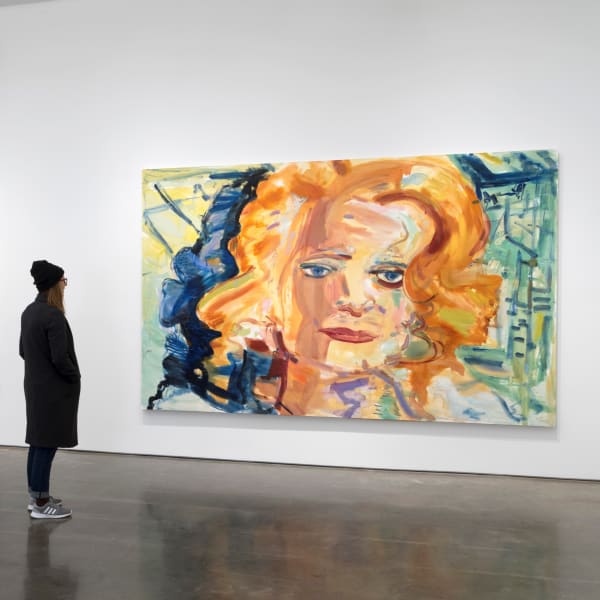 Installation View | Angela Dufresne: Long and Short Shots  Featured Artwork:  Angela Dufresne (American, b. 1969)  Gena Rowlands, 2019  Oil on Canvas  84" x 132" (213.5 x 335 cm)  (ADuf.22054)