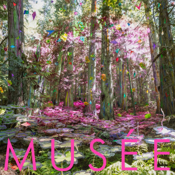 Sarah Anne Johnson (Canadian, b. 1976)  Pink Secret (Cedar Forest), 2025  Pigment Print with Oil Paint  40" x 59 11/16" (101.5 x 152 cm)  Framed: 44 5/8" x 64 5/8" (113.5 x 164 cm)  Unique Variation 1 of 3  (SAJ.25006)