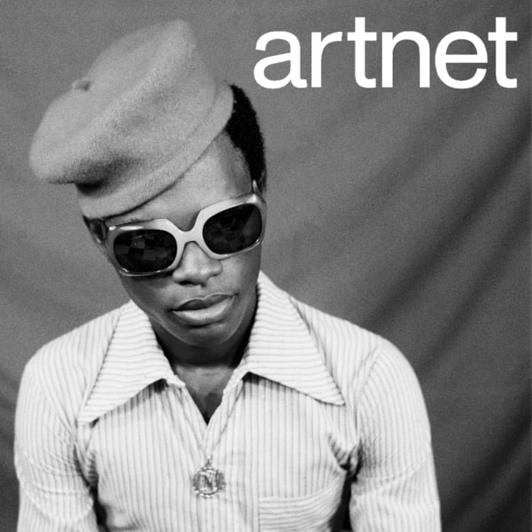 Samuel Fosso (Cameroonian, b. 1962)  Autoportrait, From the series 70's Lifestyle, 1975-1978  Gelatin Silver Print  Available in Two Sizes