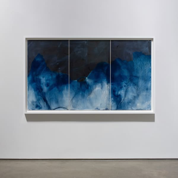Meghann Riepenhoff (American, b. 1979) Littoral Drift #1315 (Manzanita Bay, WA 10.01.19, Draped on Windfall Madrone, Ship Waves), 2019 Three...
