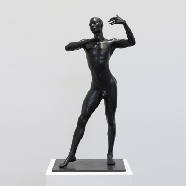 Shikeith (American, b. 1989) Surrender's Song, 2024 Bronze 31" x 16" x 11 7/8" (79 x 41 x 30 cm) Edition of 5 plus 2 artist's proofs
