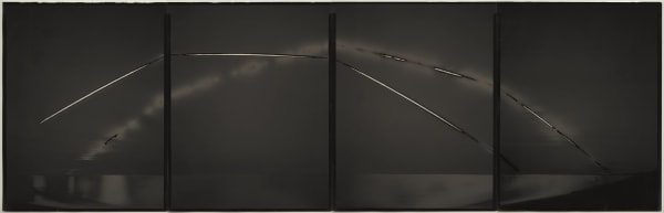 Chris McCaw (American, b. 1971) Heliograph #77 (double day, cloudy/clear), 2015