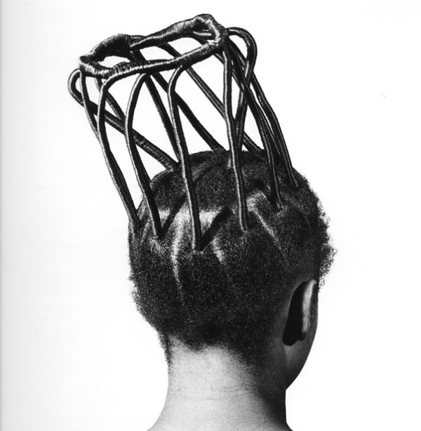 J.D.' Okhai Ojeikere (Nigerian, 1930-2014) Onile Gogoro Or Akaba, 1975 Gelatin Silver Print Image: 17 1/2” x 17 1/2” (44.5 cm x 44.5 cm) Paper: 23 1/2" x 19 5/8" (60 x 50 cm) Open Edition