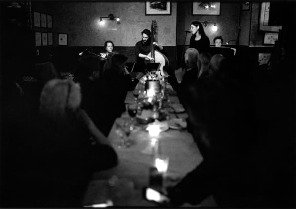 Caffe Vivaldi, Greenwich Village, April 23, 2014 2014, printed 2022 Gelatin silver print with selenium tone Edition of 20 plus 1 artist's proof (WMS005)
