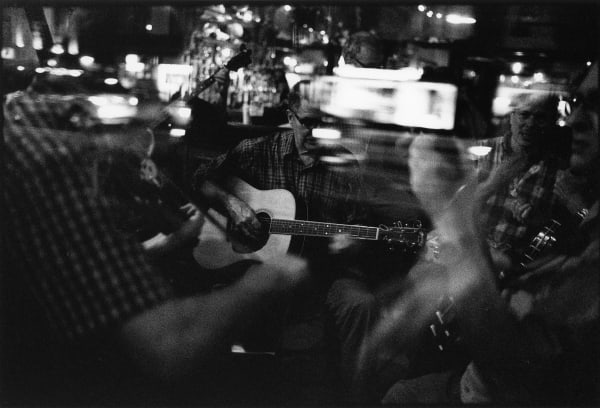 Appalachian music, The Globe Bar, East 23rd Street, September 16, 2014 2014, printed 2022 Gelatin silver print with selenium tone Edition of 20 plus 1 artist's proof (WMS008)