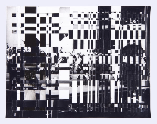 Orquesta (Tejido fotográfico en blanco & negro), 2020