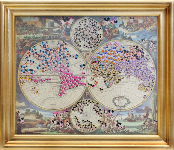 Nelson Leirner. "Mapa" da série 'Assim é... se lhe parece', 2010