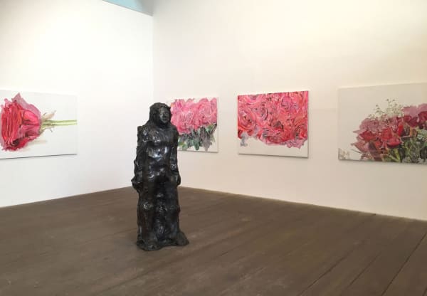Vista da exposição "Sapatos e Flores", 2017 - Sergio Romagnolo