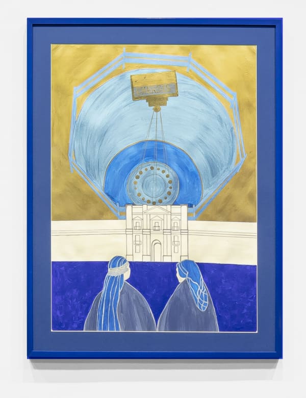 Seba Calfuqueo, Berta e Nicolasa contra a instalação de Ralco frente a Moneda (Palácio Presidencial), 2023