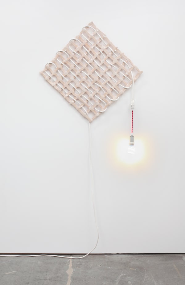 ana Hemenway, 'Untitled (Cord Grid),' 2015. (Courtesy of the artist and Eleanor Harwood Gallery)