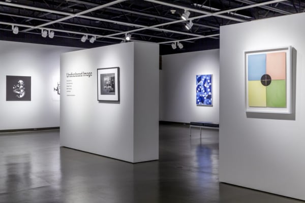 Installation view of the exhibition Undisclosed Image at Oklahoma City University.