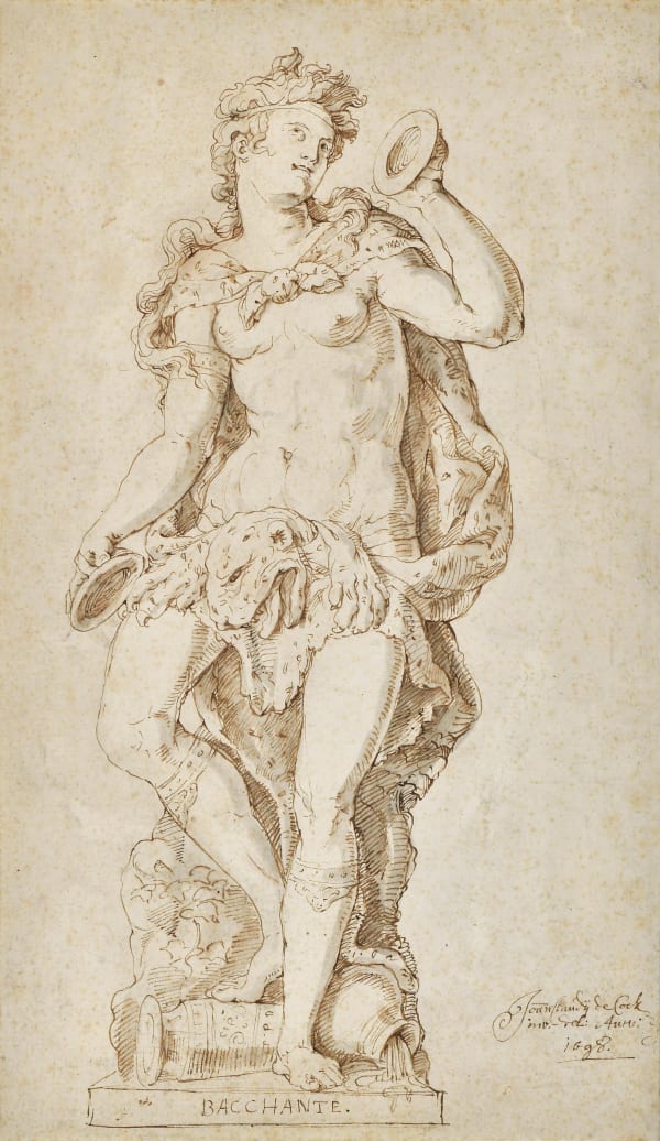 Jan Claudius de Cock (Brussels 1667 - 1736 Antwerp), A Design for a Garden Sculpture
