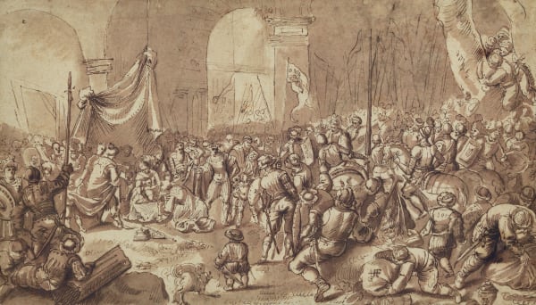 Frans Francken the Elder (Herentals 1542 - 1616 Antwerp), The Adoration of the Magi