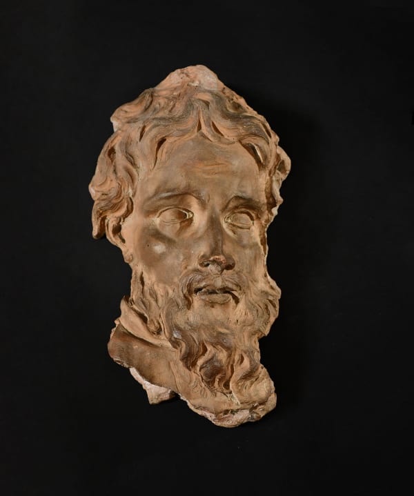 Walter Pompe (Lith 1703 - 1777 Antwerp) (attributed), Head of A Saint