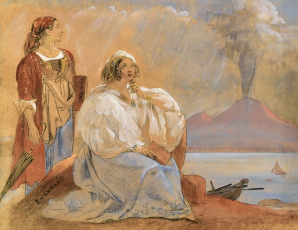 Philippe-Jacques van Bree (Antwerp 1786 - 1871 Brussels), Corinne at Cape Misenum