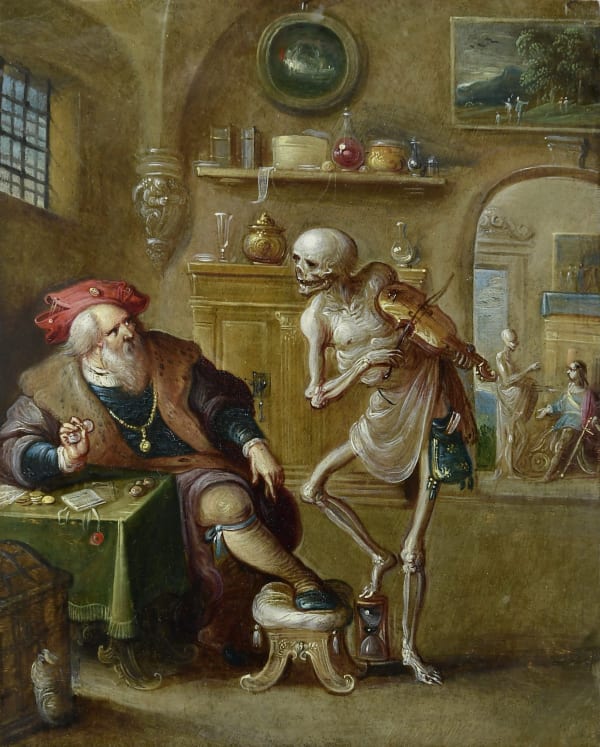 Frans Francken the Younger (1581 - 1642), Death and the Miser