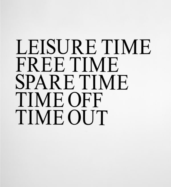 Leisure Time, Free Time, Spare Time, Time Off, Time Out