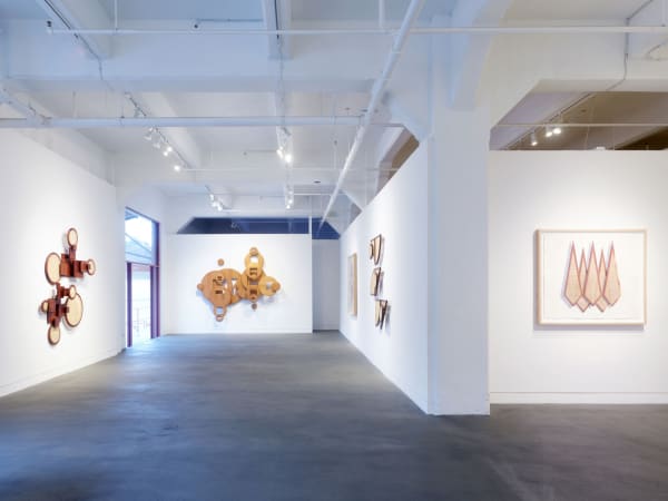 Installation view of Marco Castillo: Parlor Games, November 5, 2022 - January 7, 2023 at Haines Gallery, San Francisco Photo: Robert Divers Herrick