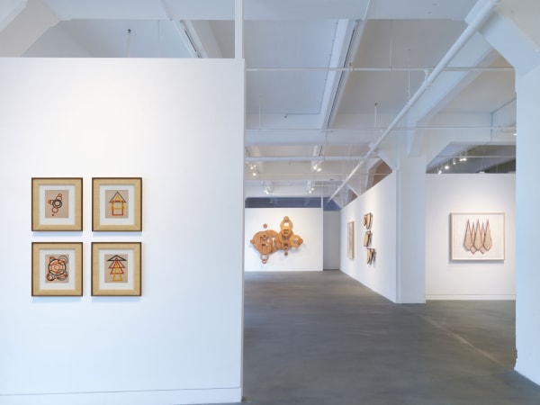Installation view of Marco Castillo: Parlor Games, November 5, 2022 - January 7, 2023 at Haines Gallery, San Francisco Photo: Robert Divers Herrick