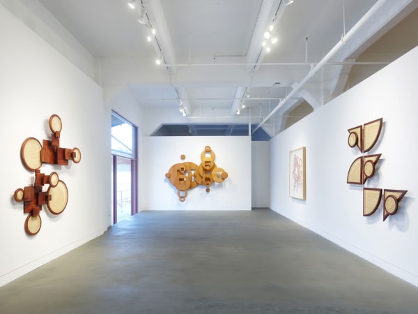 Installation view of Marco Castillo: Parlor Games, November 5, 2022 - January 7, 2023 at Haines Gallery, San Francisco Photo: Robert Divers Herrick