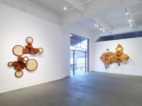 Installation view of Marco Castillo: Parlor Games, November 5, 2022 - January 7, 2023 at Haines Gallery, San Francisco Photo: Robert Divers Herrick