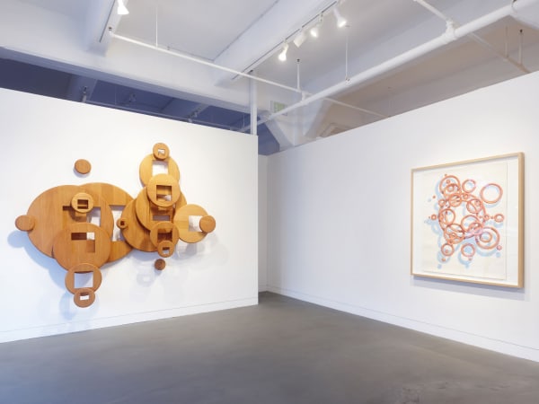 Installation view of Marco Castillo: Parlor Games, November 5, 2022 - January 7, 2023 at Haines Gallery, San Francisco Photo: Robert Divers Herrick