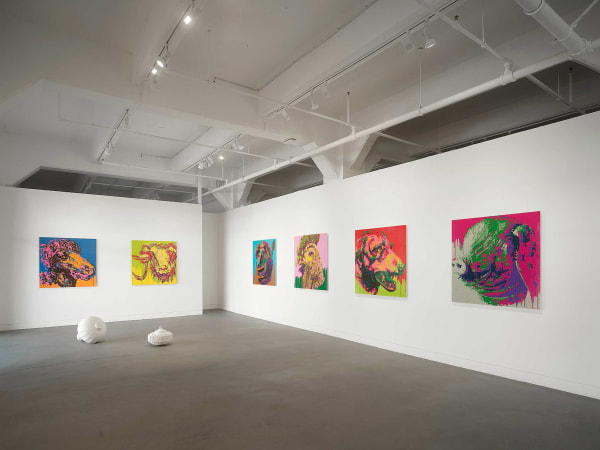 Installation view of Ai Weiwei: Everyday Monuments, June 4 - August 27, 2022 at Haines Gallery, San Francisco Photo: Robert Divers Herrick