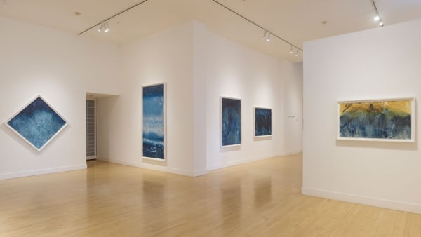 Installation view of Meghann Riepenhoff: Ice, November 16, 2021 - January 29, 2022 at Haines Gallery, San Francisco Photo: Robert Divers Herrick