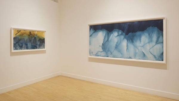 Installation view of Meghann Riepenhoff: Ice, November 16, 2021 - January 29, 2022 at Haines Gallery, San Francisco Photo: Robert Divers Herrick