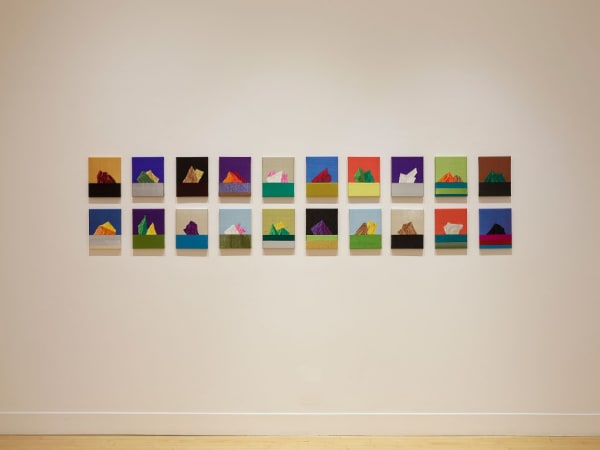 Installation view of Chromotherapy, July 8 - September 5, 2021 at Haines Gallery, San Francisco Photo: Robert Divers Herrick