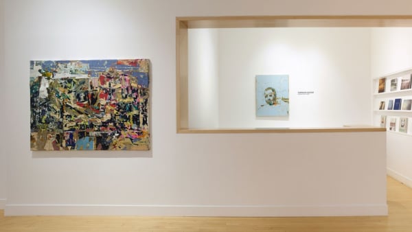 Installation view of Tammam Azzam: Forgotten Cities, September 5 - November 2, 2019 at Haines Gallery, San Francisco Photo: Robert Divers Herrick