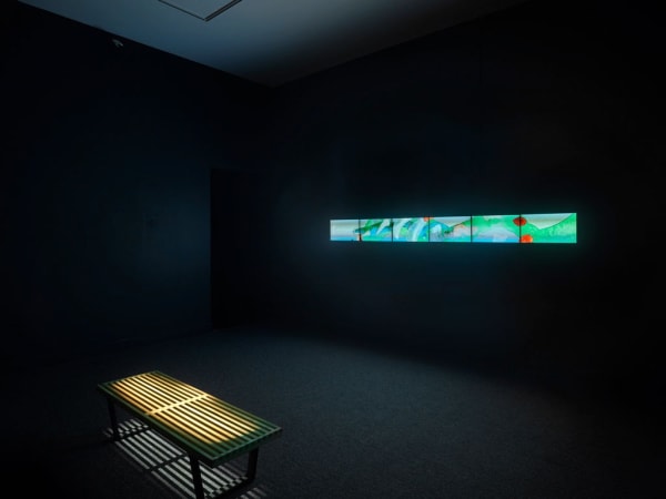 Installation view of Kaleidoscope Eyes, April 4 - June 29, 2019 at Haines Gallery, San Francisco Photo: Robert Divers Herrick