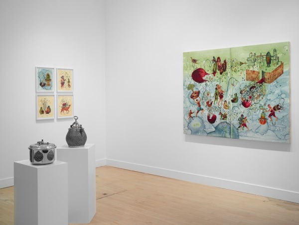 Installation view of Shiva Ahmadi: Burning Song, September 6 - October 27, 2018 at Haines Gallery, San Francisco Photo: Robert Divers Herrick