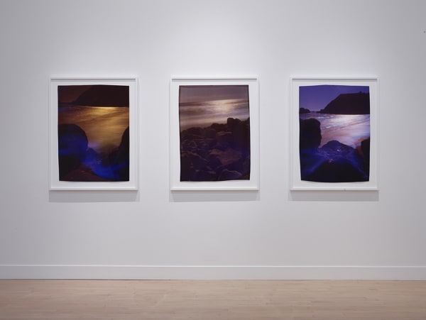 Installation view of John Chiara: Lands End: California at Larkin, November 2 - December 24, 2017 at Haines Gallery, San Francisco Photo: Robert Divers Herrick