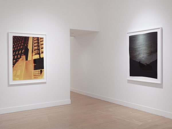 Installation view of John Chiara: Lands End: California at Larkin, November 2 - December 24, 2017 at Haines Gallery, San Francisco Photo: Robert Divers Herrick